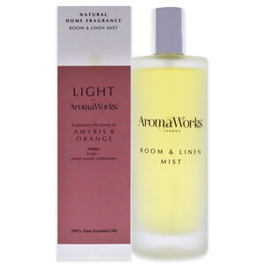 Light Room and Linen Mist - Amyris and Orange by Aromaworks-3.4 oz